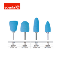 Edenta Acrylic Polisher Dark Blue HP for Polishing Denture Acrylics 12 pcs