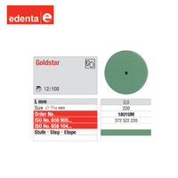 Edenta Goldstar 1801 UM Green Precious Alloy Polisher 12pcs