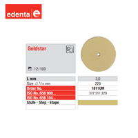 Edenta Goldstar 1811 UM Yellow Precious Alloy Polisher 12pcs