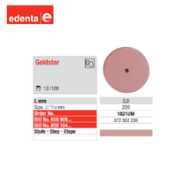 Edenta Goldstar 1821 UM Pink Precious Alloy Polisher 12pcs