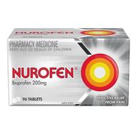Nurofen Ibuprofen Pain Relief Tablets 200mg 96 Pack