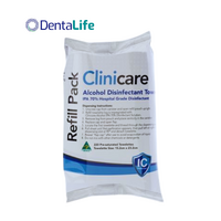 CliniCare Wipe Dentalife Isopropyl (IPA) Refill 220 wipes