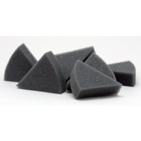 Endo Foam T2: Grey coloured triangular foam