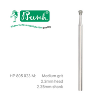 Bursch HP (Straight Handpiece) 805 023M Inverted Cone Surgical Diamond Bur 1pc