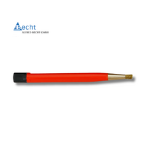 Becht Germany RED Retractable Pen Style Bur Brush - Brass Bristles