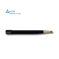 Becht Germany Black Retractable Pen Style Bur Brush - Brass Bristles