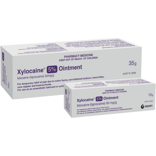 Xylocaine Ointment 5% 15g Tube #607  (THIS IS A CONTROLLED SUBSTANCE WILL REQUIRE DOCTORS REG. TO PURCHASE THIS PRODUCT)