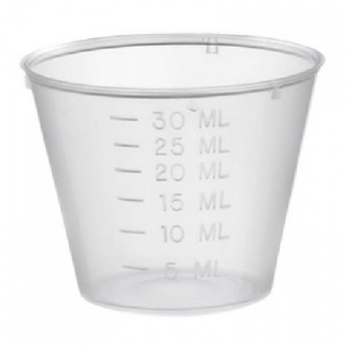 Medicine Measuring Cup 30ml Disp. #6319 - 50pcs