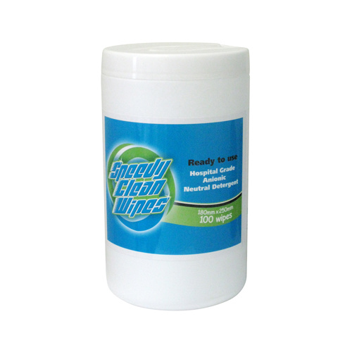 Speedy Clean Wipes 100pc Canister