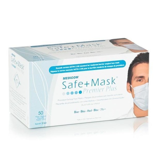 Medicom Premier Plus Level 2 Ear Loop Masks Box/50