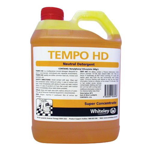 Tempo HD Super Concentrate Neutral Detergent 5L