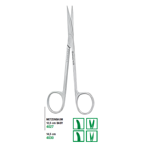 Metzenbaum Surgical Scissors 14.5cm Curved