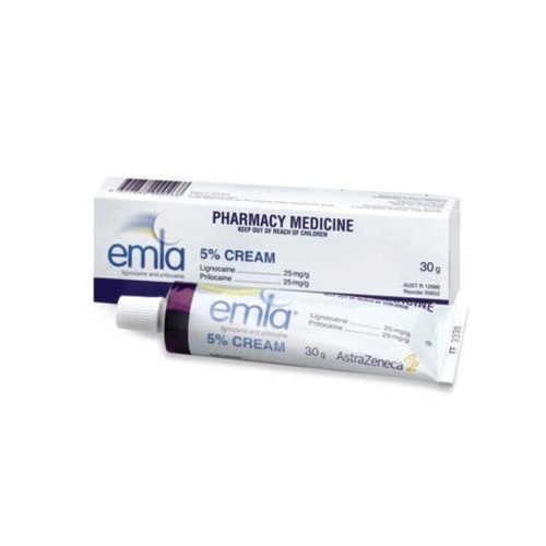 EMLA Cream 5% 30g Tube #652  (THIS IS A CONTROLLED SUBSTANCE WILL REQUIRE DOCTORS REG. TO PURCHASE THIS PRODUCT)