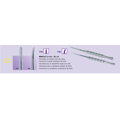 Minvalux Extraction For Implants 2.5mm Straight